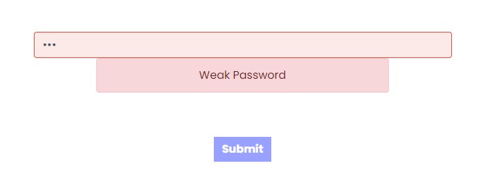 Weak Password