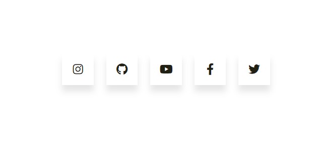 Free HTML CSS Social Media Icons